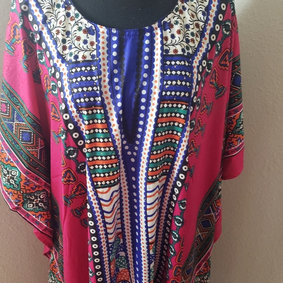 New Fuschia Kaftan Abaya Cover-u… - Picture 4 of 12